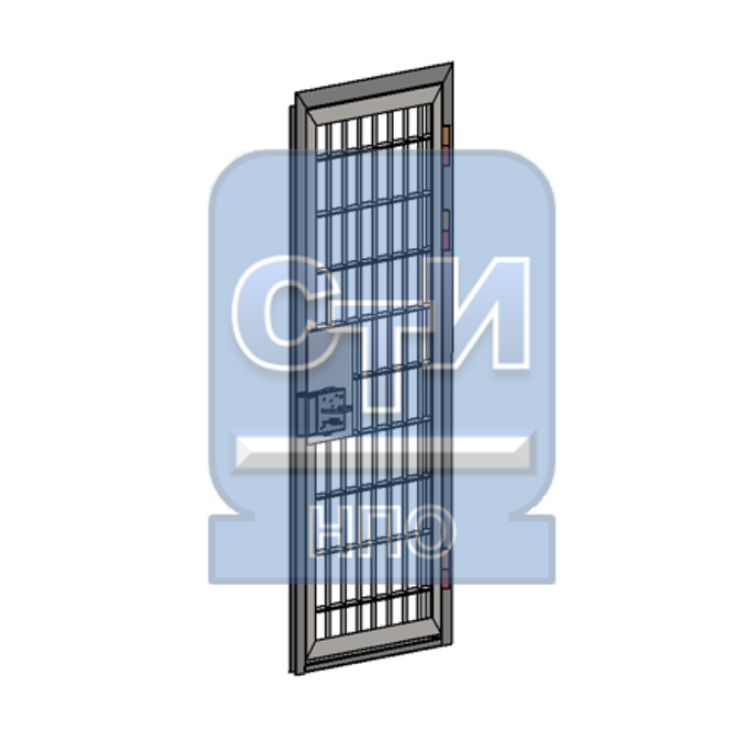 Блок дверной режимный решетчатый