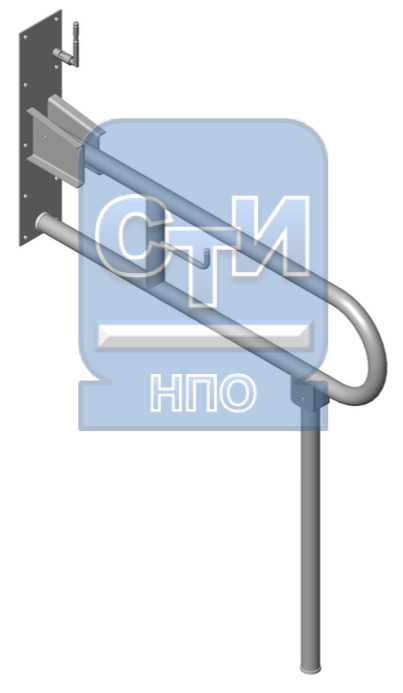 Поручень поворотный из нержавеющей стали