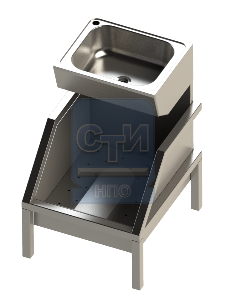 Раковина-мойка для обуви антивандальная