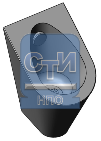 Писсуар антивандальный из нержавеющей стали