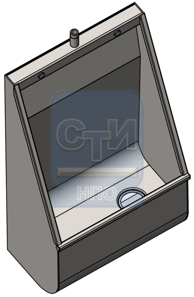 Писсуар антивандальный из нержавеющей стали