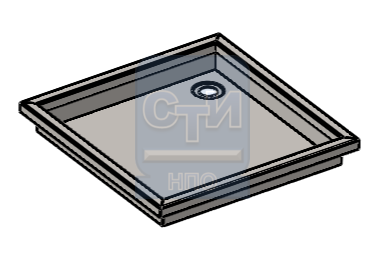 Поддон встраиваемый антивандальный